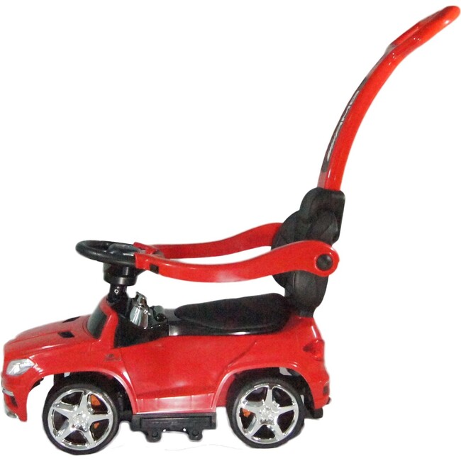 4 in 1 Mercedes Push Car, Red - Ride-On - 3