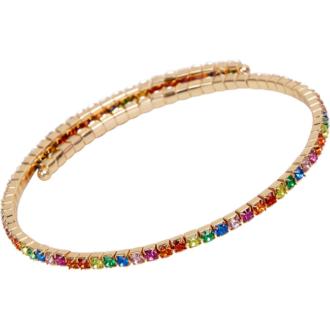 Rainbow Rave Wrap-Around Necklace - Necklaces - 1