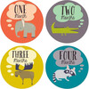 Little Animal Lover Monthly Baby Stickers - Keepsakes & Mementos - 1 - thumbnail