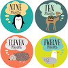 Little Animal Lover Monthly Baby Stickers - Keepsakes & Mementos - 4 - thumbnail
