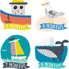 Little Captain Monthly Baby Stickers - Keepsakes & Mementos - 3