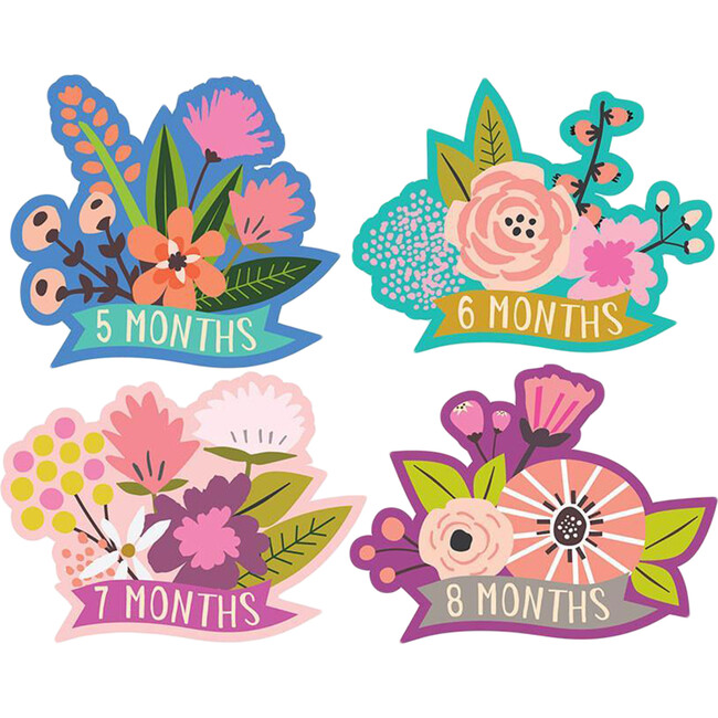 Little Blossom Monthly Baby Stickers - Keepsakes & Mementos - 3