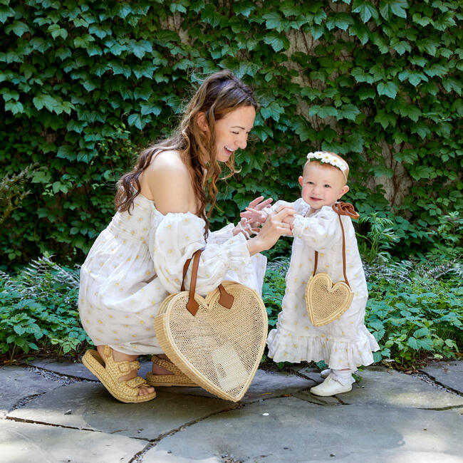 The Little Heart Tote, Natural - Bags - 4