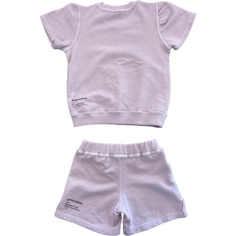 Lil' Short Sweat Set, Lilac - Mixed Apparel Set - 2