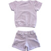 Lil' Short Sweat Set, Lilac - Mixed Apparel Set - 2
