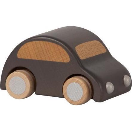 Wooden Pull Back Car, Anthracite
