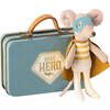 Superhero Little Mouse in Suitcase - Dolls - 1 - thumbnail
