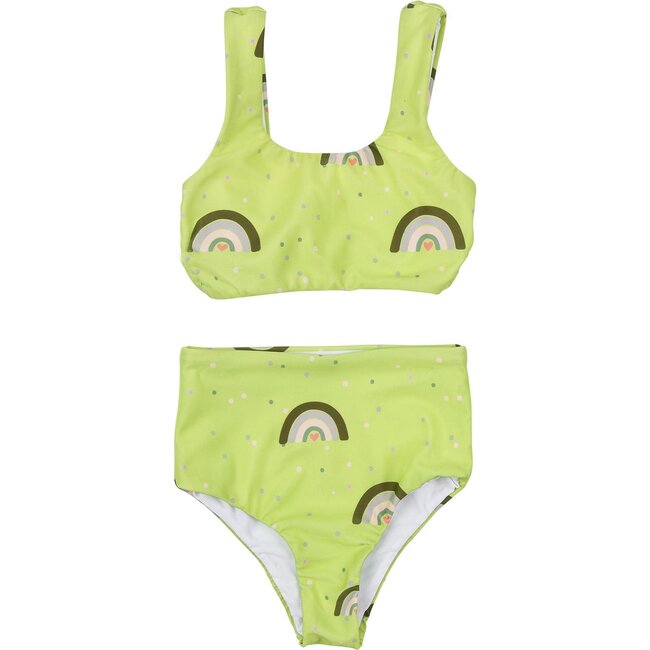 Sea Arches, Two Piece, Pastel Neon Swimsuit