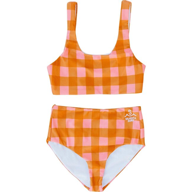 Seaside Gingham, Two Piece Swimsuit