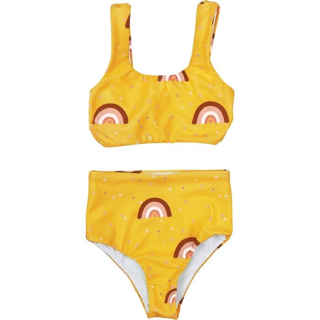 Sea Arches, Two Piece Ochre Swimsuit