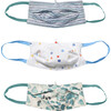 Child 3 Masks Set, Spots & Stripes - Face Masks - 1 - thumbnail