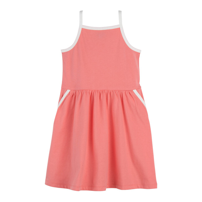 Tasmai Dress, Coral Rose