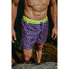 Men's Trawangan Swim Trunks, Graffiti - Swim Trunks - 5