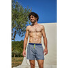 Men's Trawangan, Navy Azulejos - Swim Trunks - 2