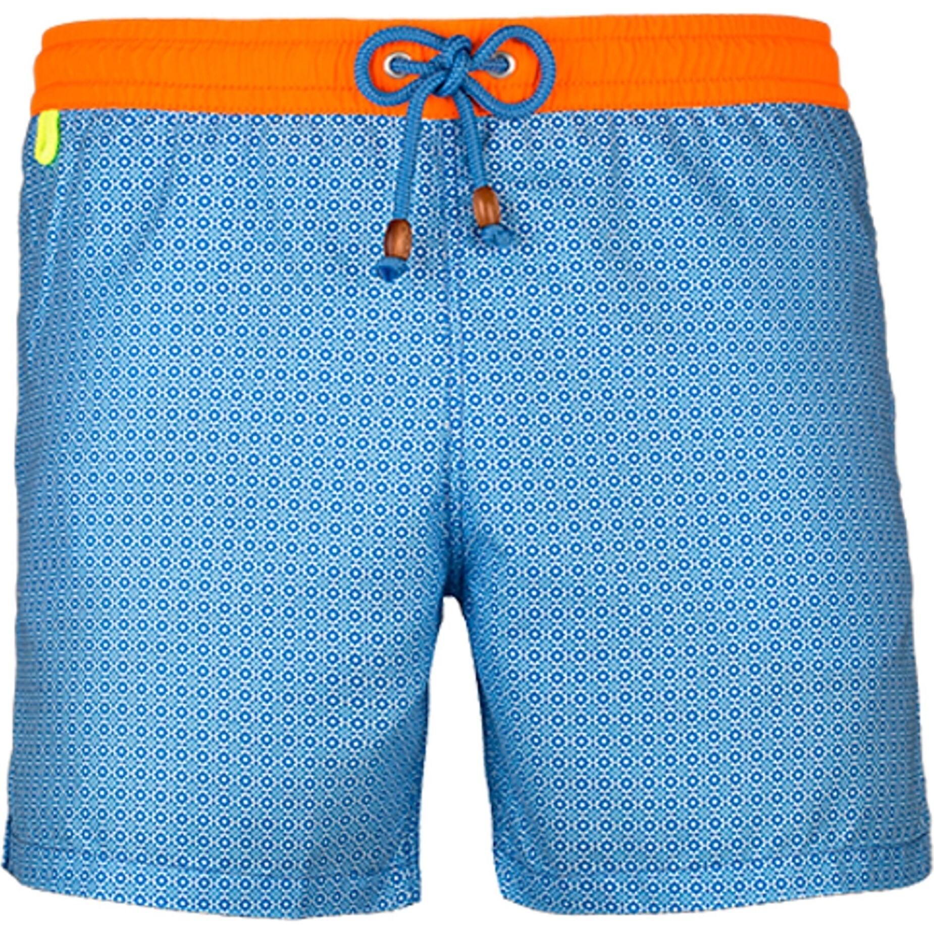 Trawangan Azulejos Swim Trunks, Sky Blue - Swim Trunks - 1