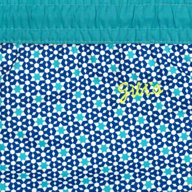 Meno Turquoise Marrakech Swim Trunks, Turquoise - Swim Trunks - 2