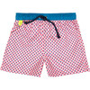 Meno Miami Beach Swim Trunks, Pink - Swim Trunks - 1 - thumbnail
