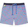 Meno Senso Swim Trunks, Blue - Swim Trunks - 1 - thumbnail