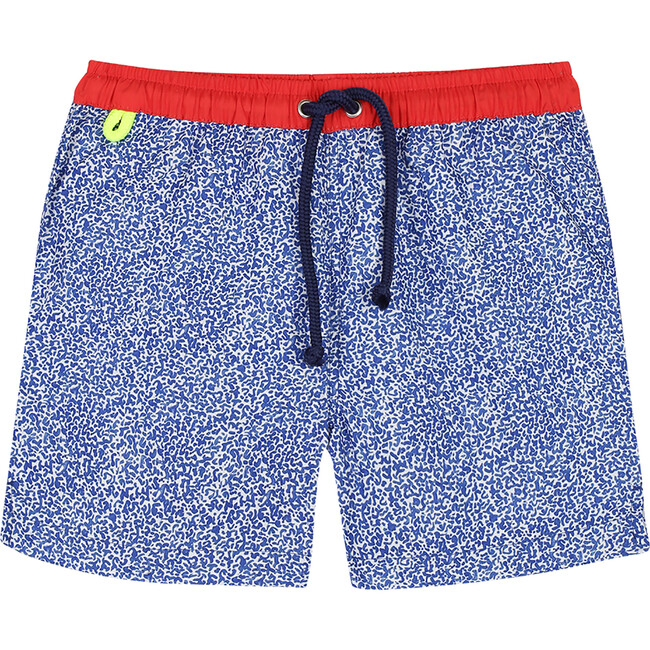 Meno Off The Coast Swim Trunks, Blue