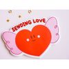 ‘Sending Love’ Puffy Stationery Bundle (Box Set of 3 Puffy Postcards) - Paper Goods - 3