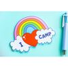 ‘Love From Camp’ Puffy Stationery Bundle, Pink (Box Set of 3 Puffy Postcards) - Paper Goods - 3