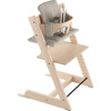 Tripp Trapp® High Chair Complete, Natural with Timeless Grey Cushion - Highchairs - 1 - thumbnail