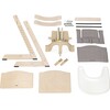 Tripp Trapp® High Chair Complete, Natural with Timeless Grey Cushion - Highchairs - 2