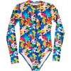 *Exclusive* Women's Mila Long Sleeve One Piece Swimsuit, Jungle Roar - One Pieces - 1 - thumbnail