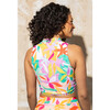 Women's Colette Zip Front Swim Tank, Brushed Flora - Two Pieces - 4