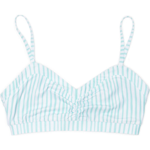 Women's Chloe Swim Bra, Sea Glass Stripe - Two Pieces - 1