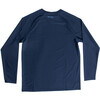 Porter Mens Long Sleeve Rash Guard, Navy - Rash Guards - 2