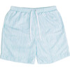 Hudson Mens Boardshort, Sea Glass Stripe - Swim Trunks - 1 - thumbnail