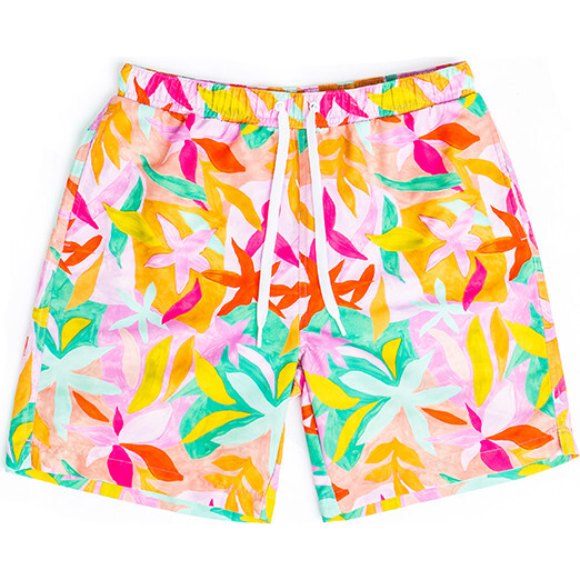 Hudson Mens Boardshort, Brushed Flora - Swim Trunks - 1