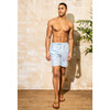 Hudson Mens Boardshort, Sea Glass Stripe - Swim Trunks - 3