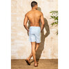 Hudson Mens Boardshort, Sea Glass Stripe - Swim Trunks - 5