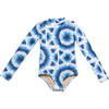 Mini Kelly Long Sleeve One Piece, Painted Suns - One Pieces - 1 - thumbnail