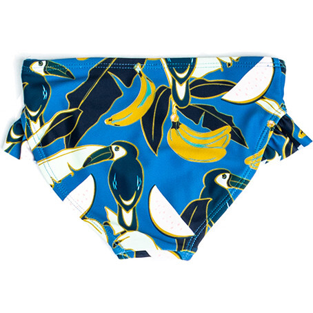 Mini Gemma Girls Ruffle Swim Bottom, Tropical Oasis - Two Pieces - 2
