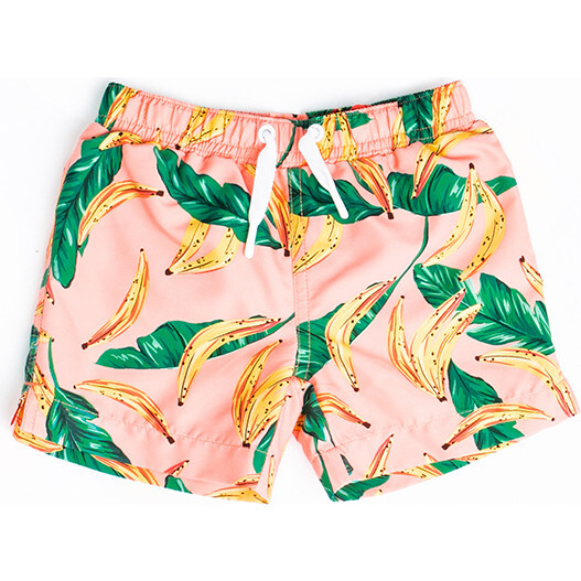 Mini Major Boys Boardshort, Banana Palm - Swim Trunks - 1