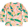 Mini Blake Kids Long Sleeve Rash Guard, Banana Palm - Rash Guards - 2