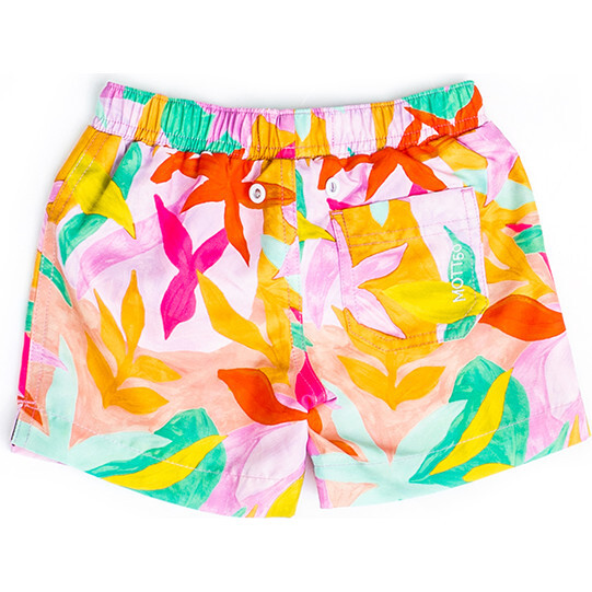 Mini Major Boys Boardshort, Brushed Flora - Swim Trunks - 2