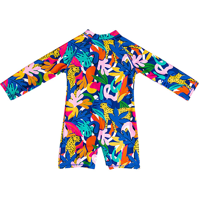 *Exclusive* Mini Taylor Long Sleeve Sunsuit, Jungle Roar - One Pieces - 4