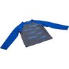 Mini Max Long Sleeve Swim Shirt, Shark & Endless Blue - One Pieces - 2