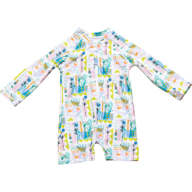 *Exclusive* Mini Taylor Short One Piece Suit, Sol Fruit - One Pieces - 1