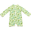 Mini Taylor Baby Swim Onesie, Cactus Blossom - One Pieces - 1 - thumbnail