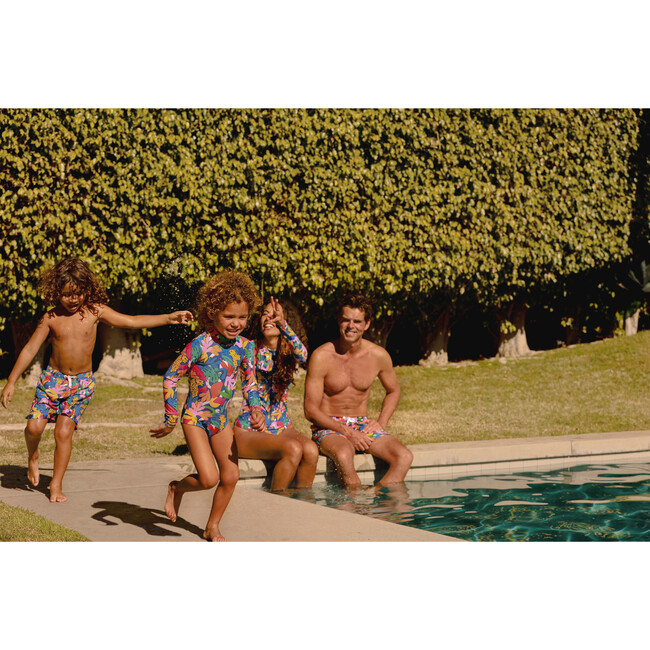 *Exclusive* Mini Major Boardshort, Jungle Roar - Swim Trunks - 3