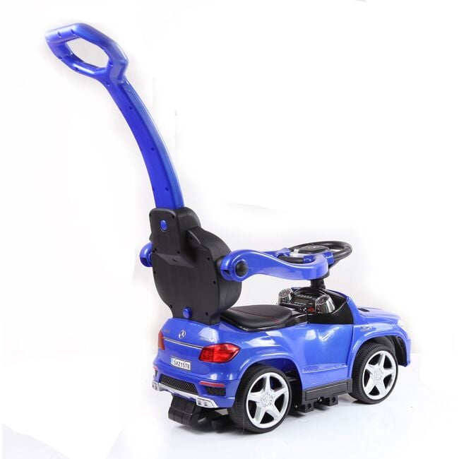 4-in-1 Mercedes Push Car, Blue - Ride-On - 3