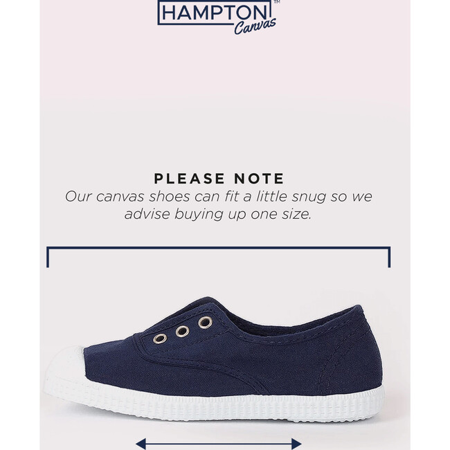 Hampton Canvas Plum Sneaker, Steel Blue - Sneakers - 4