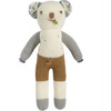 Mini Koa the Koala Knit Doll, White/Grey - Dolls - 1 - thumbnail