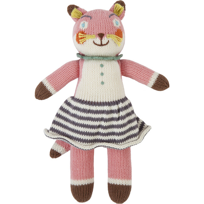 Suzette the Fox Knit Doll, Mini - Dolls - 1