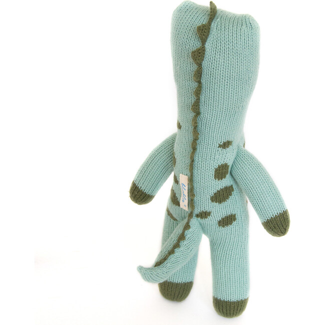 Mini Iggy the Dinosaur Knit Doll, Teal - Dolls - 5